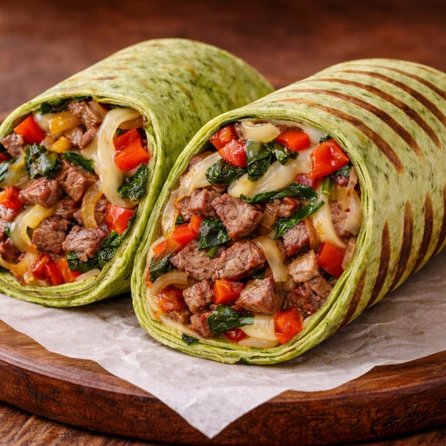 Steak Fajita Wrap.